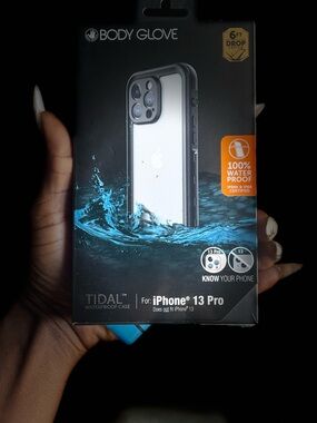 Body Glove Waterproof iPhone 13 Pro Case - Black & Clear